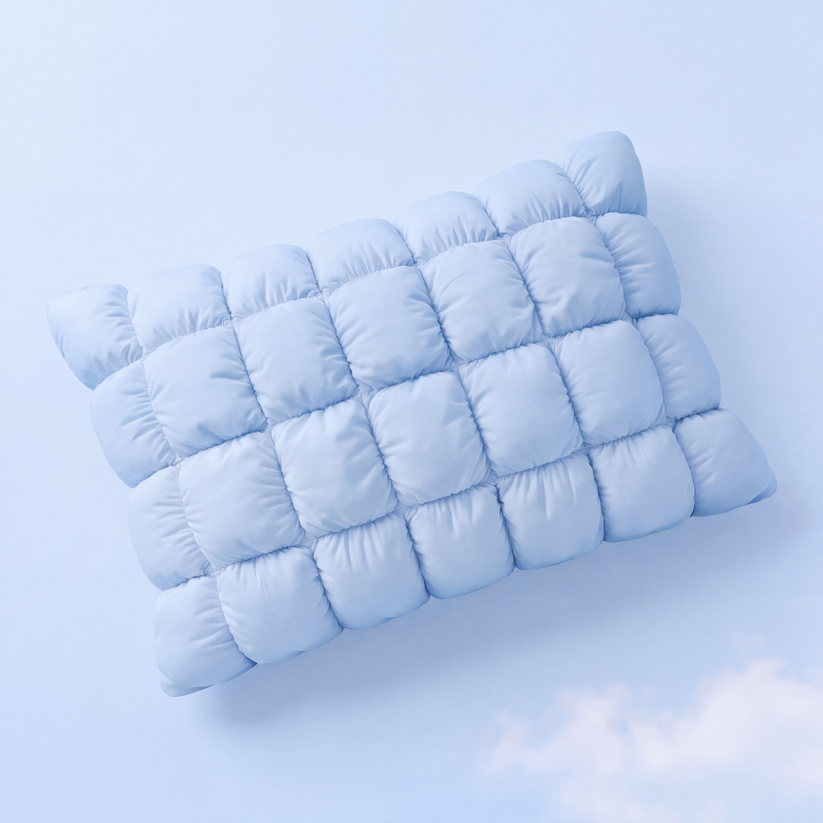 The Fluffy Pillow in Sky Blue